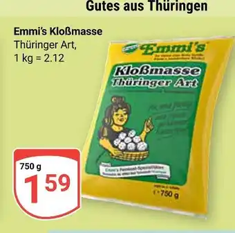 Globus Emmi's kloßmasse thüringer art Angebot