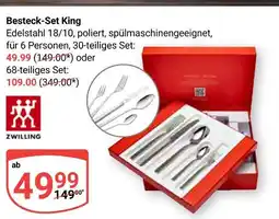 Globus Zwilling besteck-set king Angebot