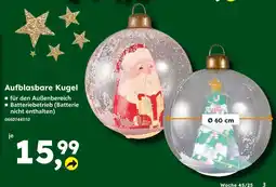 Globus Baumarkt Aufblasbare kugel Angebot