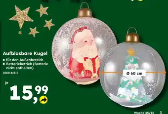 Globus Baumarkt Aufblasbare kugel Angebot