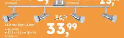 Globus Baumarkt Led 4er spot „lina“ Angebot