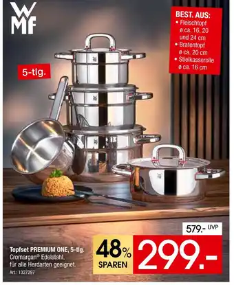 Zurbrüggen Wmf topfset premium one, 5-tlg Angebot