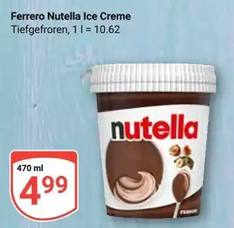 Globus Ferrero nutella ice creme Angebot