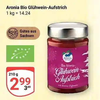 Globus Aronia bio glühwein-aufstrich Angebot
