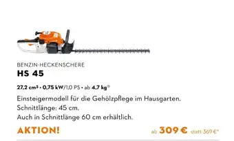 STIHL Stihl benzin-heckenschere hs 45 Angebot
