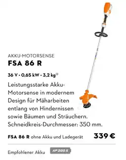STIHL Stihl akku-motorsense fsa 86 r Angebot