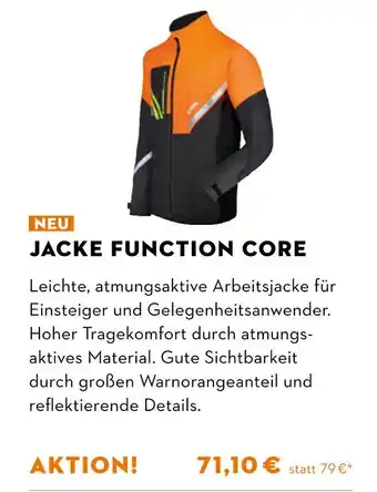 STIHL Jacke function core Angebot