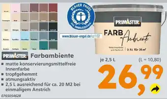 Globus Baumarkt Primaster farbambiente Angebot
