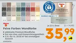Globus Baumarkt Alpina feine farben wandfarbe Angebot