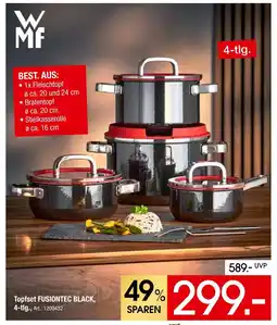 Zurbrüggen Wmf topfset fusiontec black Angebot