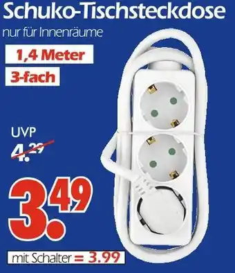 Wreesmann Schuko-tischsteckdose Angebot