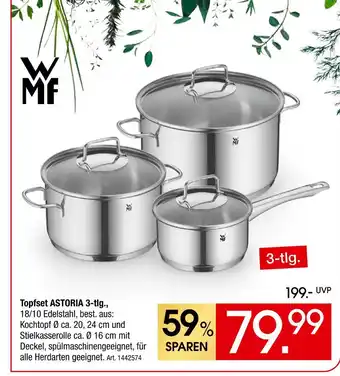 Zurbrüggen Wmf topfset astoria 3-tlg Angebot