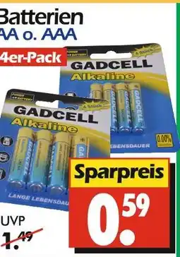 Wreesmann Gadcell alkaline aa batterien Angebot