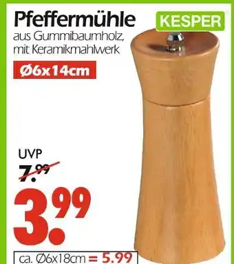 Wreesmann Kesper pfeffermühle Angebot