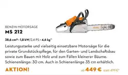 STIHL Stihl ms 212 benzin-motorsäge Angebot