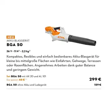 STIHL Stihl akku-blasgerät bga 50 Angebot