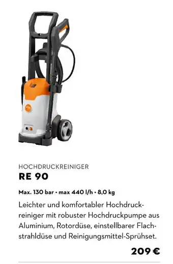 STIHL Stihl hochdruckreiniger re 90 Angebot