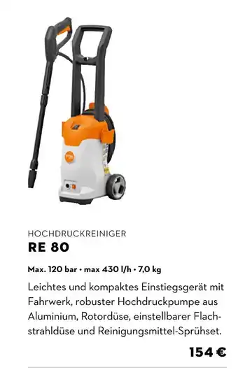 STIHL Hochdruckreiniger re 80 Angebot