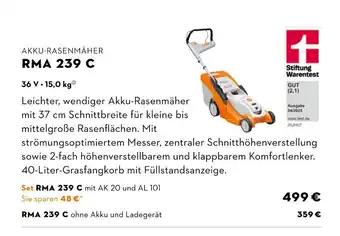 STIHL Stihl akku-rasenmäher rma 239 c Angebot