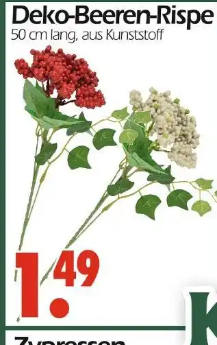 Wreesmann Deko-beeren-rispe Angebot