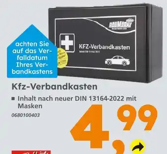 Globus Baumarkt Kfz-verbandkasten Angebot