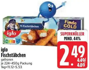Edeka iglo Fischstäbchen Angebot