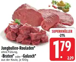 Edeka Jungbullen-Rouladen -Braten oder -Gulasch Angebot