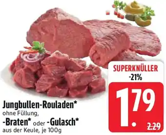 Edeka Jungbullen-Rouladen -Braten oder -Gulasch Angebot