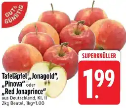 Edeka Tafeläpfel ,,Jonagold", „Pinova" oder „Red Jonaprince" Angebot
