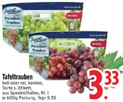 Edeka Tafeltrauben Angebot