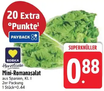 Edeka Herzstücke Mini-Romanasalat Angebot