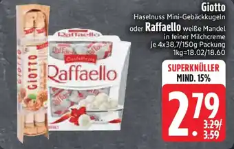 Edeka Giotto oder Raffaello Angebot