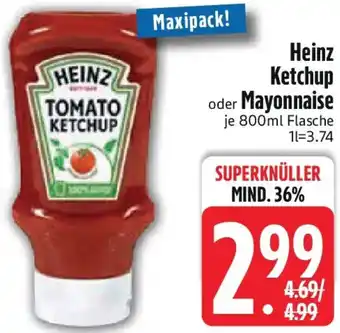 Edeka Heinz Ketchup oder Mayonnaise Angebot
