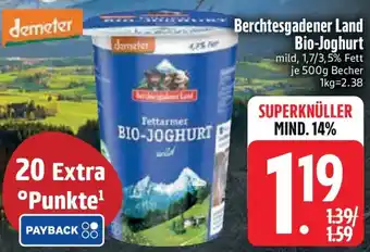 Edeka Berchtesgadener Land Bio-Joghurt Angebot