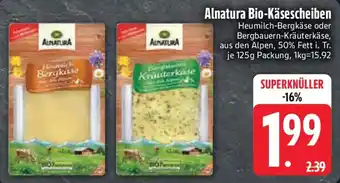 Edeka Alnatura Bio-Käsescheiben Angebot