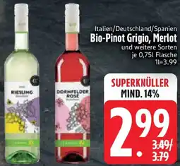 Edeka Bio-Pinot Grigio, Merlot Angebot