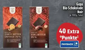 Edeka Gepa Bio-Schokolade Noir Angebot