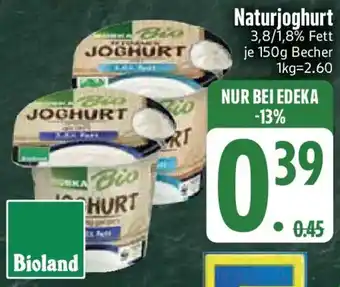 Edeka Naturjoghurt Angebot