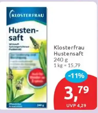 Budni Klosterfrau Hustensaft Angebot