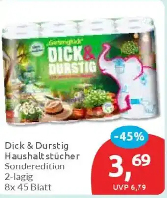 Budni Dick & Durstig Haushaltstücher Sonderedition Angebot