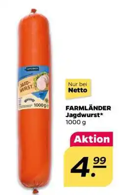 NETTO FARMLÄNDER Jagdwurst Angebot