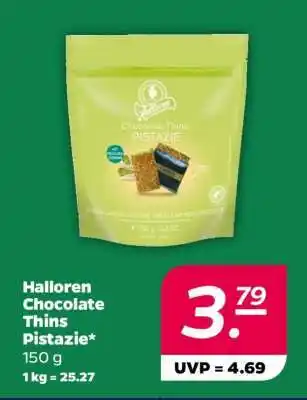 NETTO Halloren Chocolate Thins Pistazie Angebot