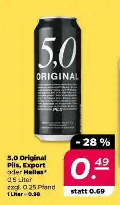 NETTO 5,0 ORIGINAL Pils, Export oder Helles Angebot