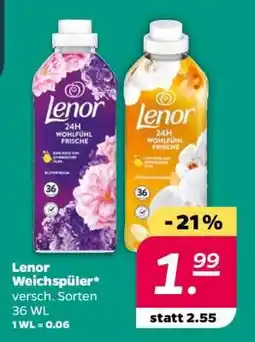 NETTO Lenor Weichspüler Angebot