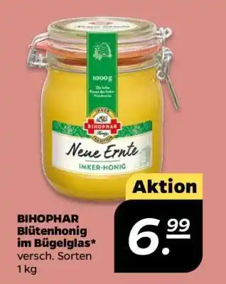 NETTO Bihophar Blütenhonig im Bügelglas Angebot