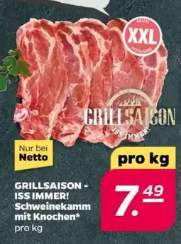 NETTO Schweinekamm mit Knochen Angebot