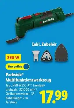 Lidl PARKSIDE Multifunktionswerkzeug Angebot
