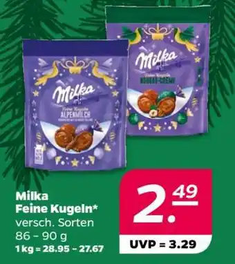 NETTO Milka Feine Kugeln Angebot