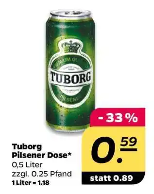 NETTO Tuborg Pilsener Dose Angebot