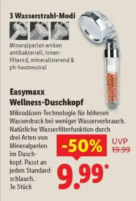 Lidl EASYMAXX Wellness-Duschkopf Angebot